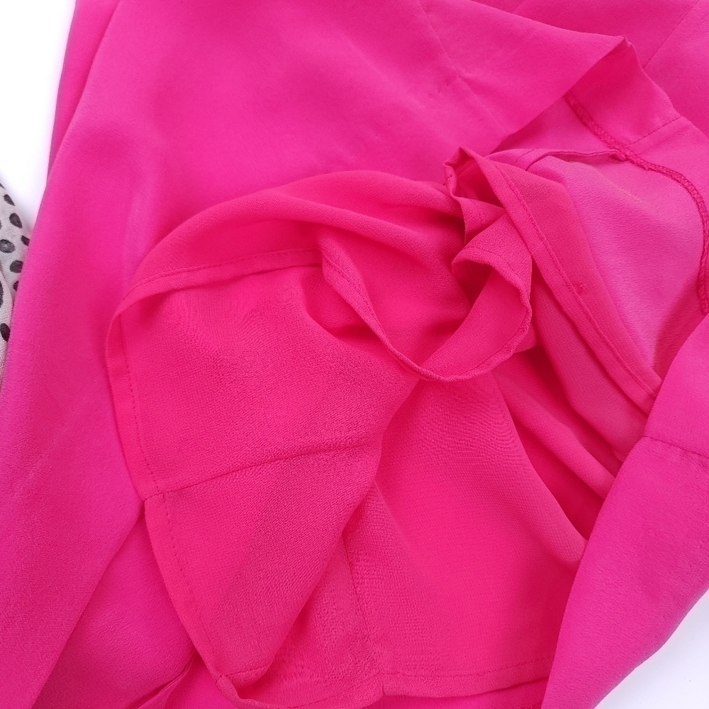 Cynthia Rowley Anthropologie Silk Pink Dress Sz 6 - Picture 5 of 13